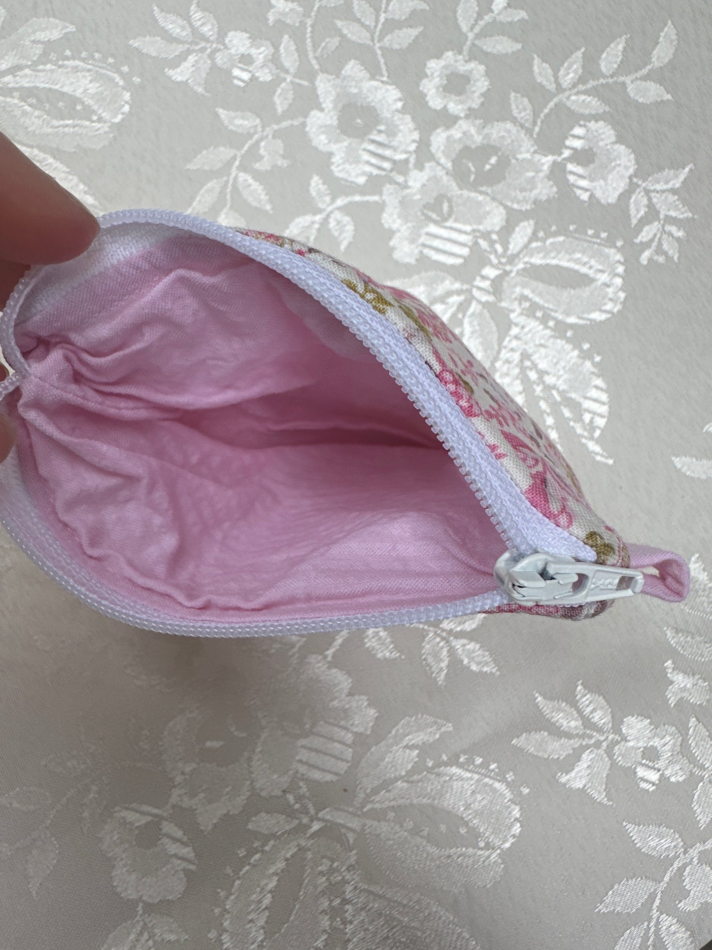 Blushing Pink Keychain Wallet
