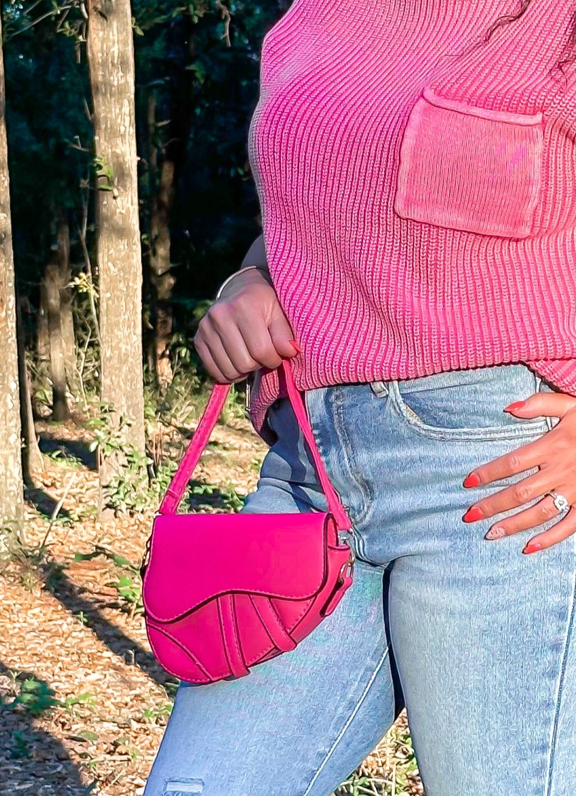 MINI SADDLE BAG PURSE | 4 Colors Available