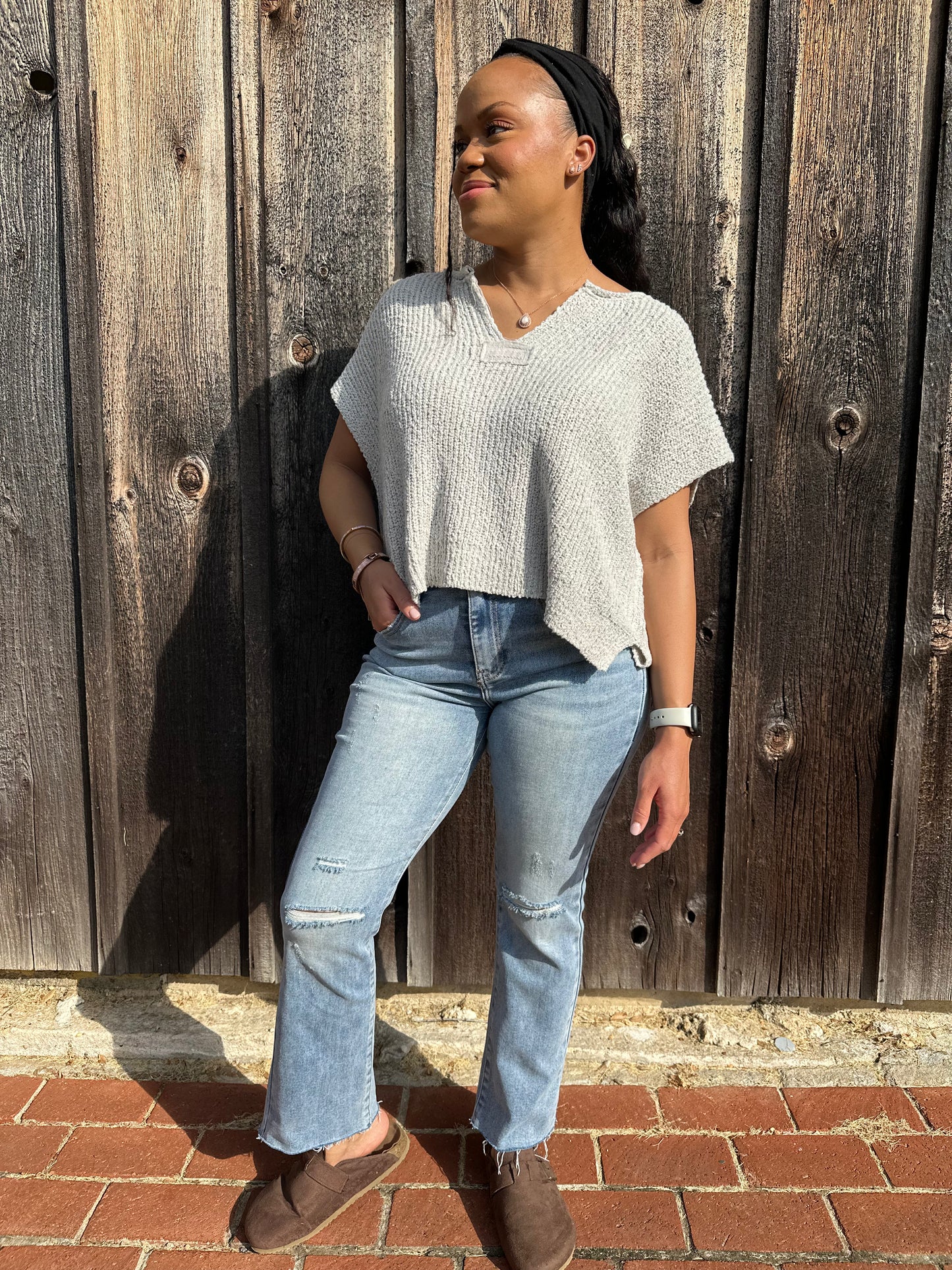Into The Fall Sweater Top | Bone