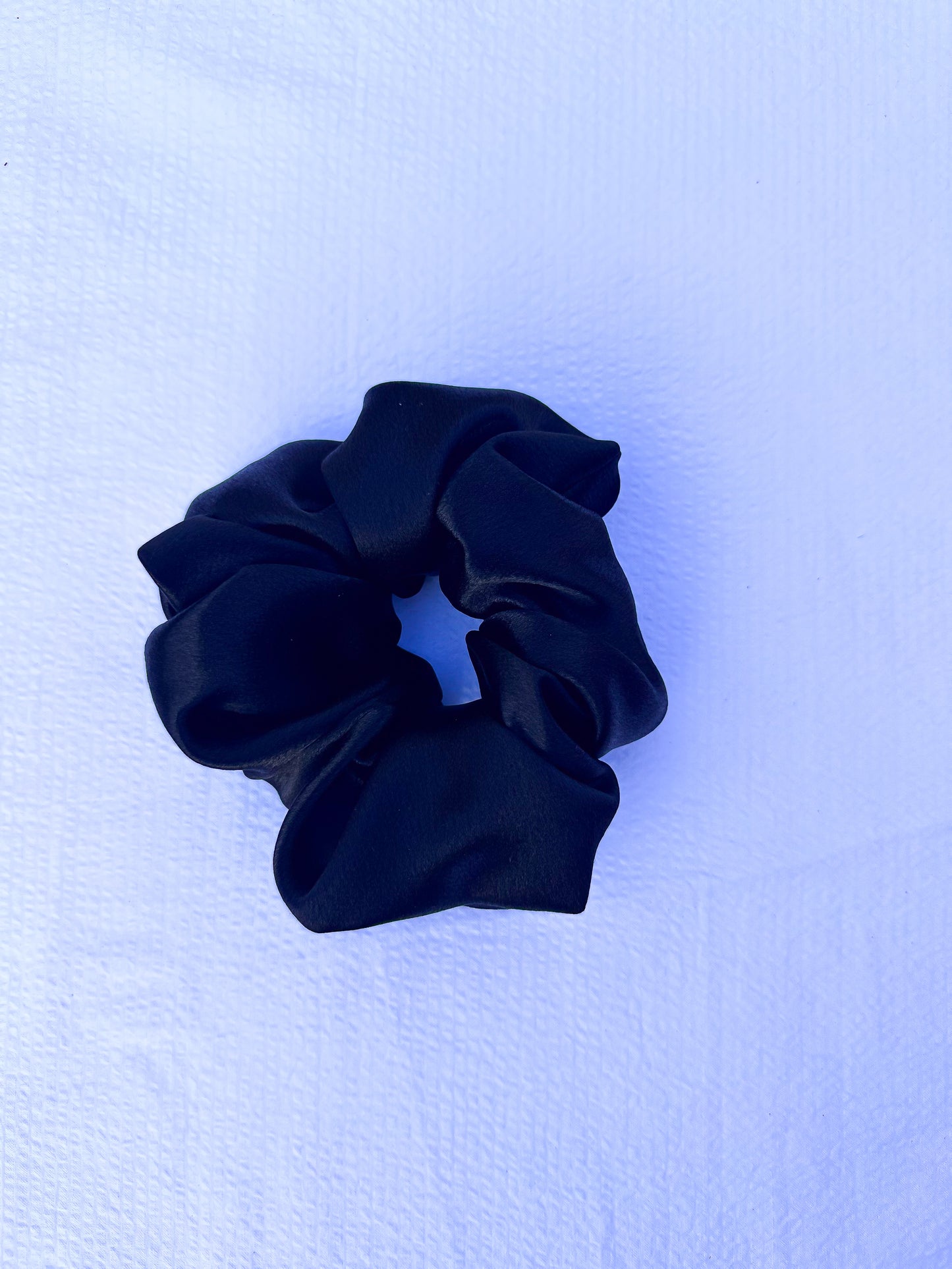 Black scrunchie in an XL size