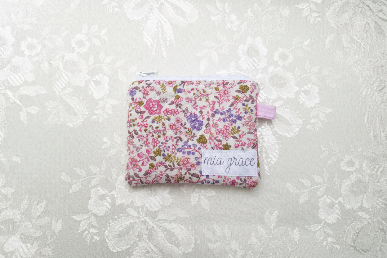 Blushing Pink Keychain Wallet