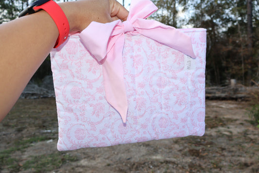 Soft Pink Floral Bible/Book Sleeve