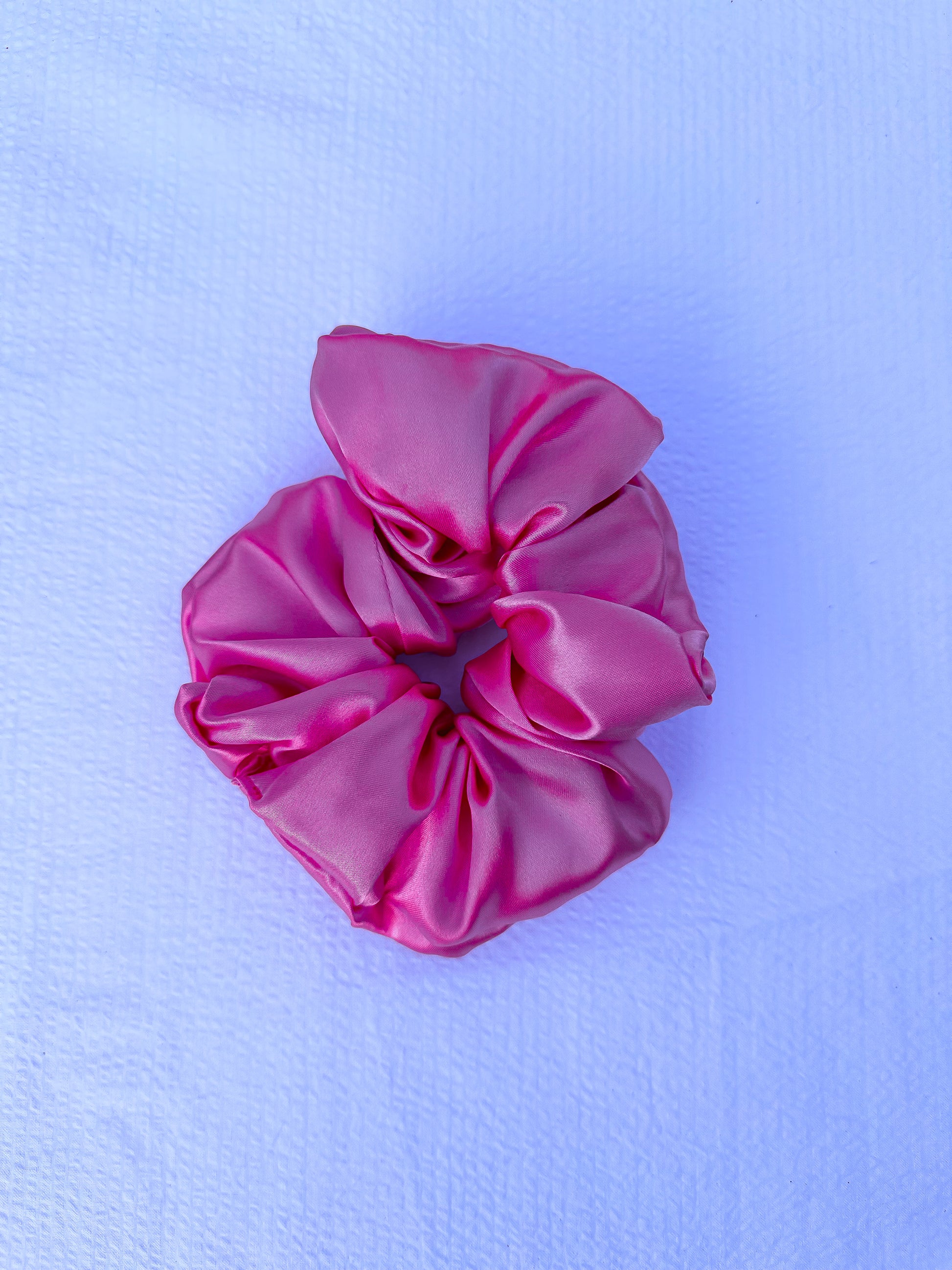 Pink scrunchie in an XL size