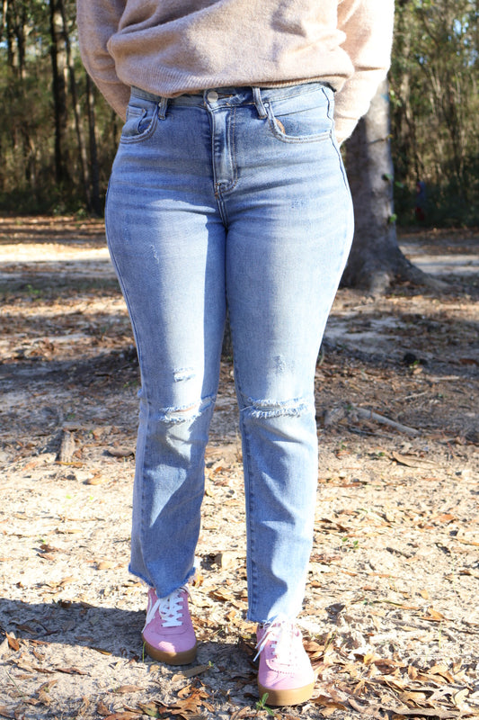Alexis Vintage High Rise Light Wash Jeans | +Plus Available