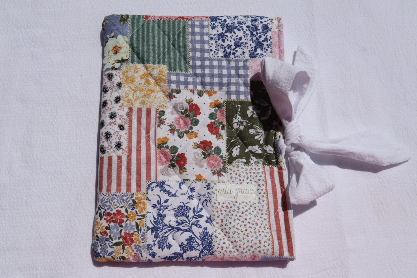 Boho Floral Patchwork Bible/Book Sleeve
