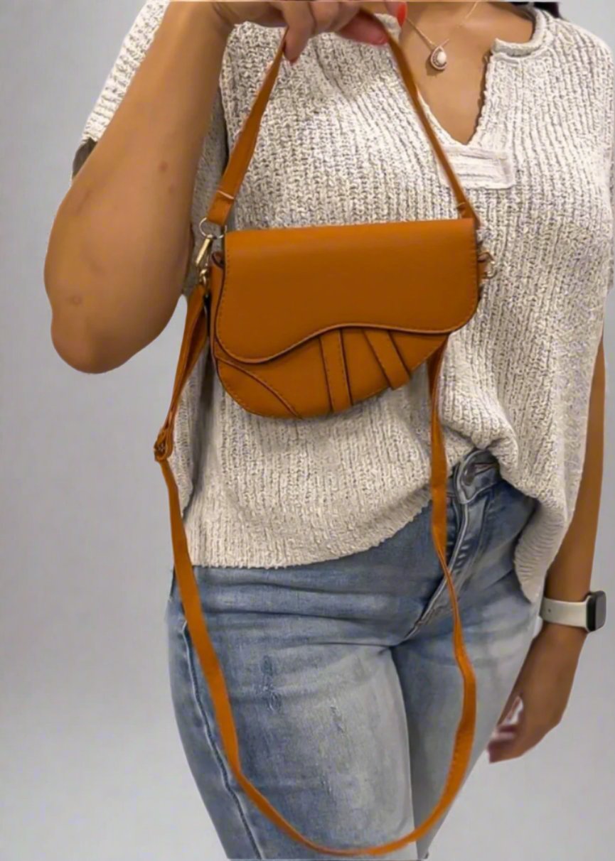 MINI SADDLE BAG PURSE | 4 Colors Available