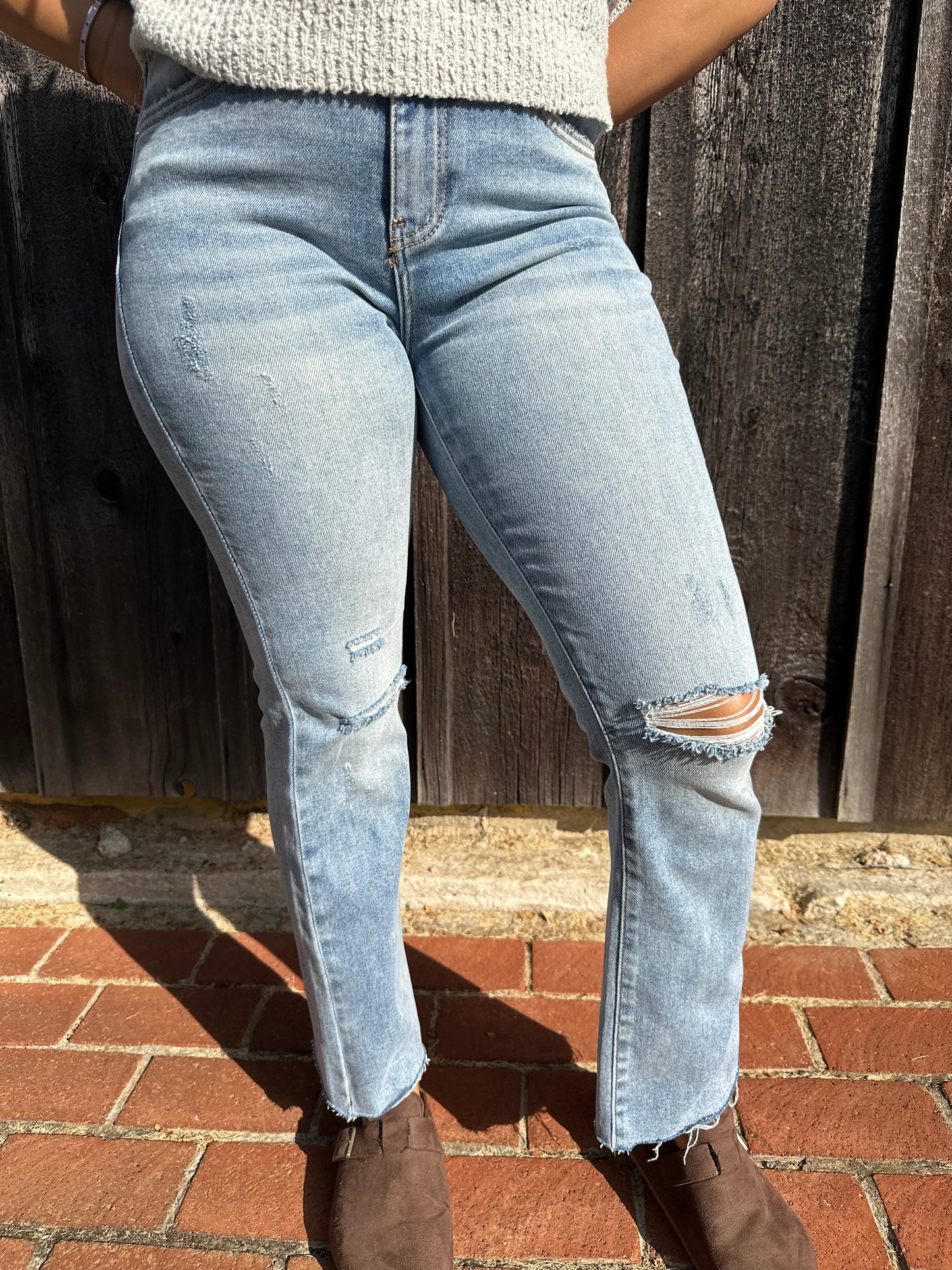 Alexis Vintage High Rise Light Wash Jeans | +Plus Available